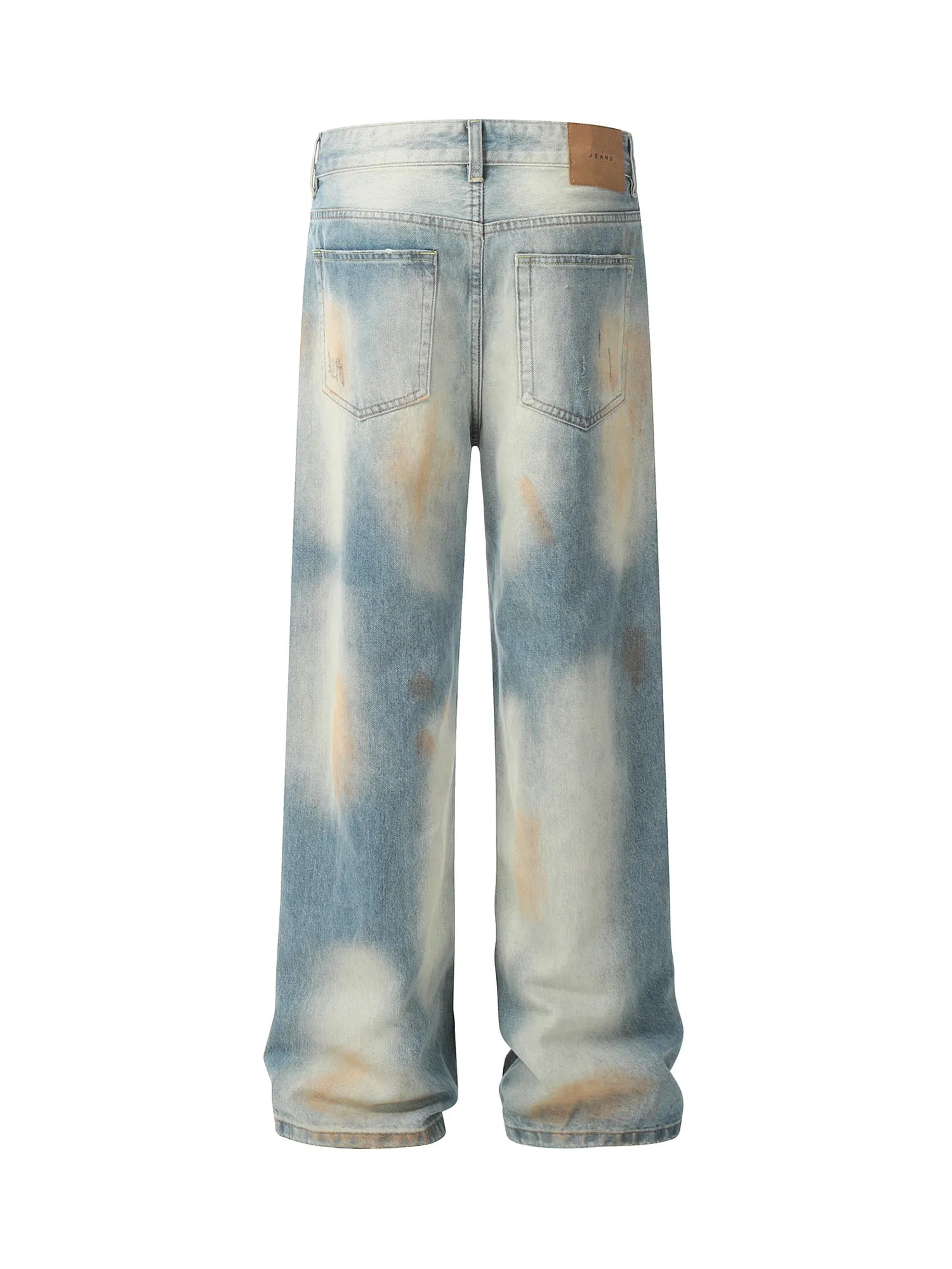 1984 Distressed Street Hip-Hop Jeans