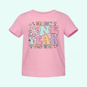 1st birthday shirt In My One Year era shirt  - Perfect Birthday Girl Shirt for Kids! Celebrate the Milestone in Style! #BirthdayEra