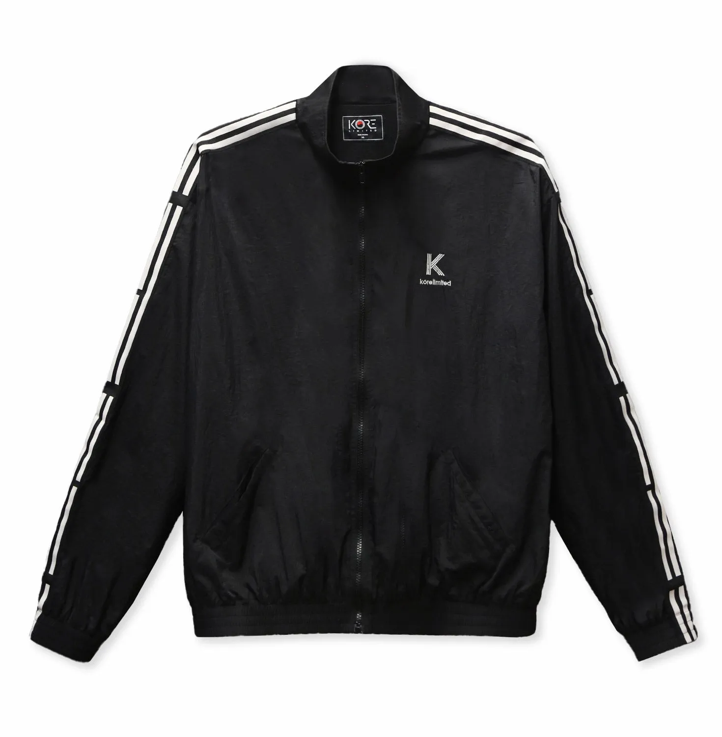 3456 TRACK SUIT JACKET (BLACK)