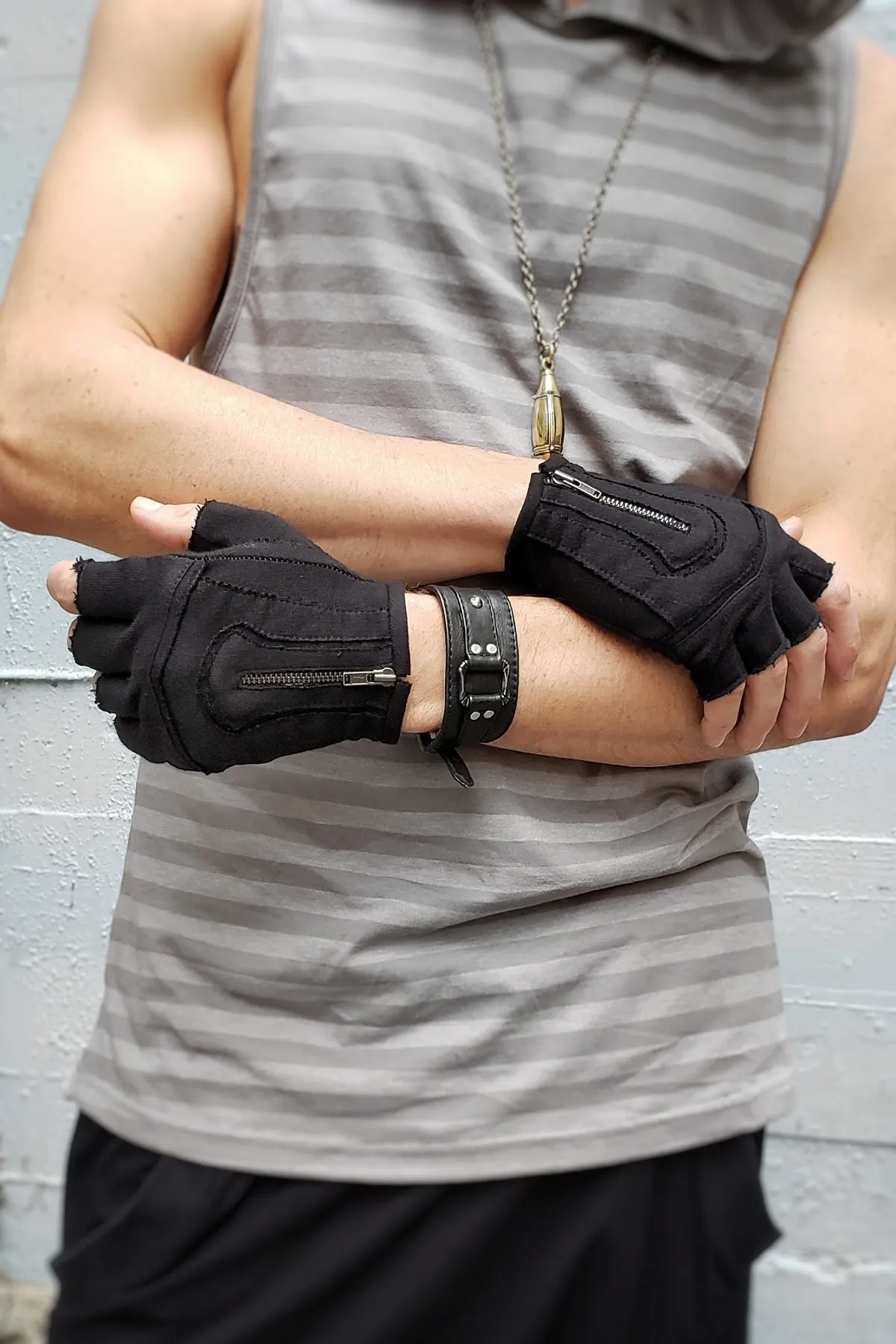 5D x Steam Trunk Mojo Moto Gloves - cotton