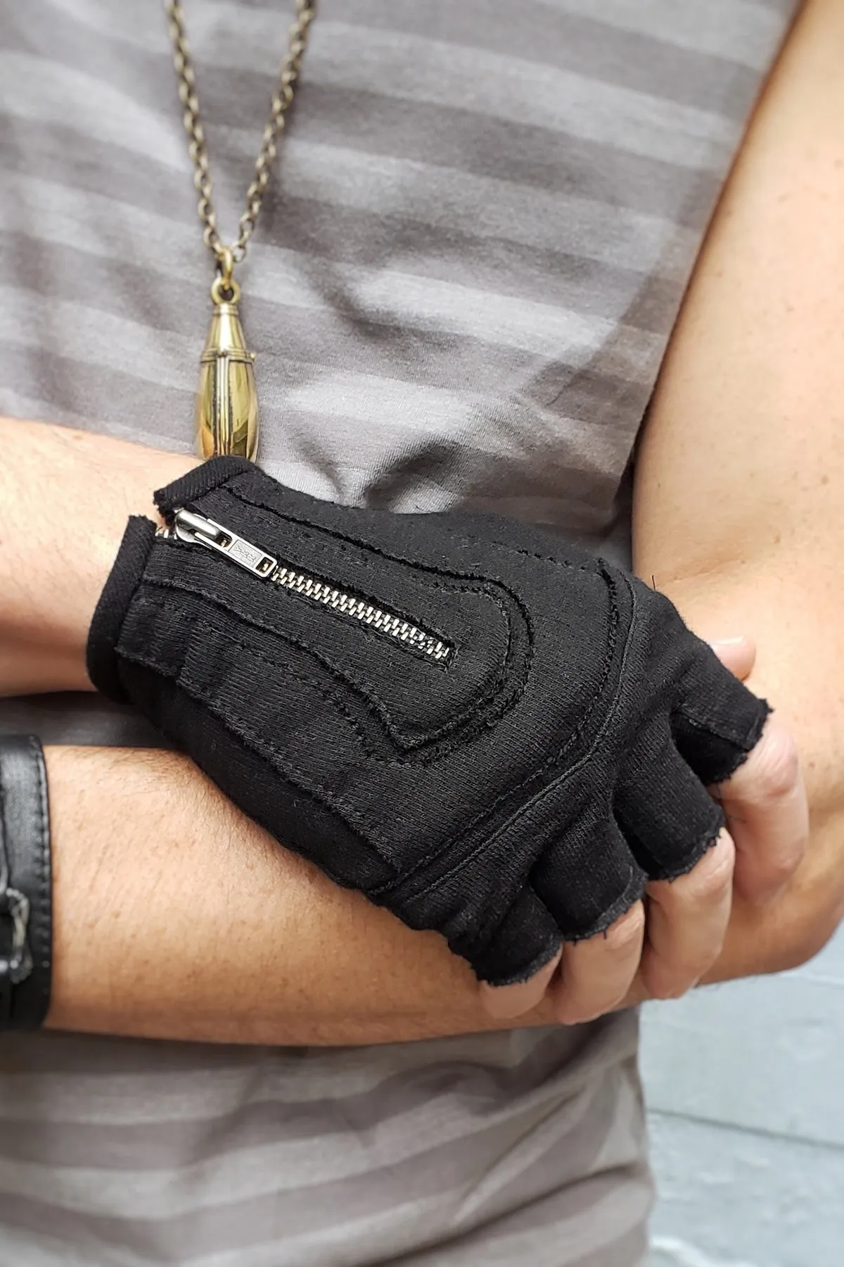 5D x Steam Trunk Mojo Moto Gloves - cotton