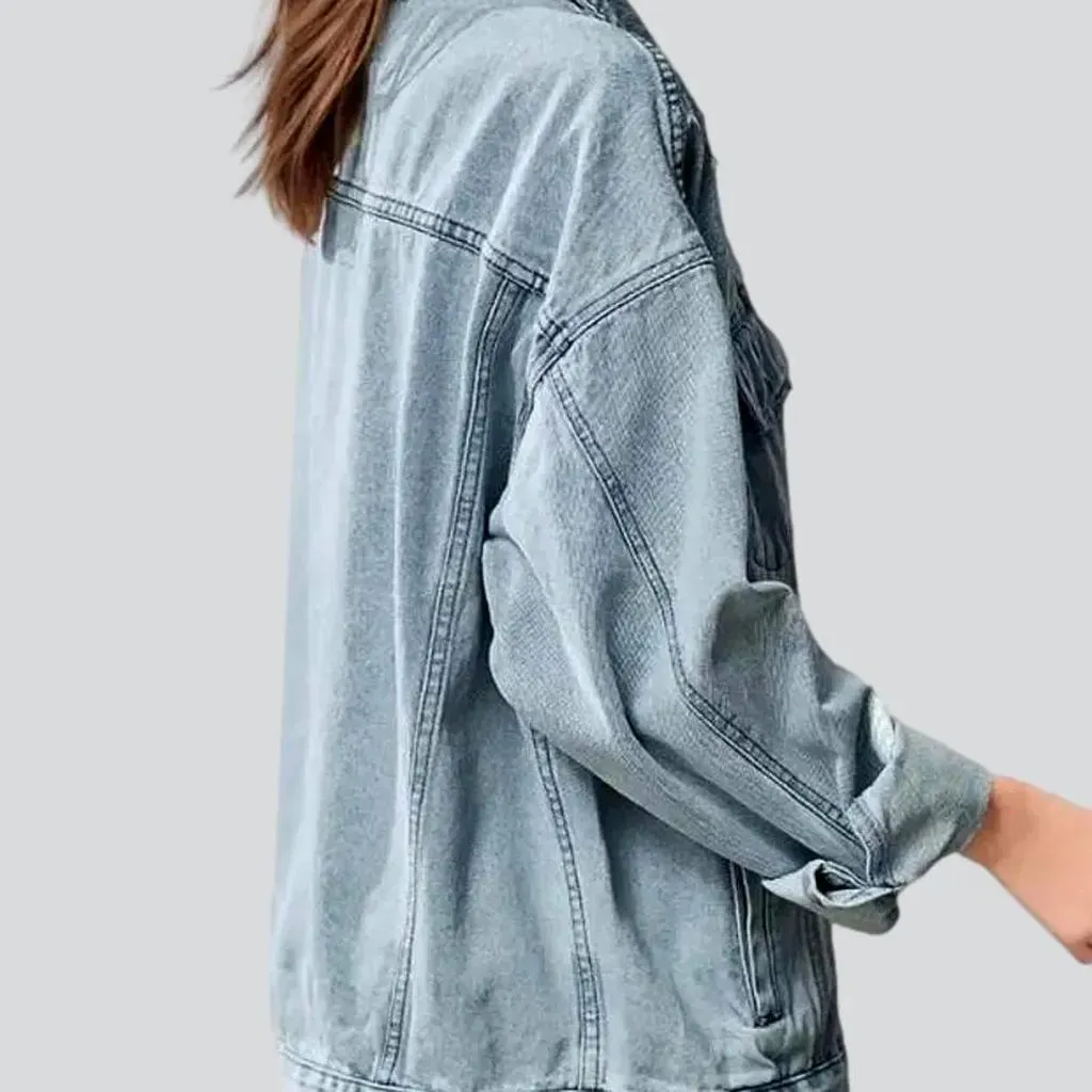 90s denim jacket
 for ladies