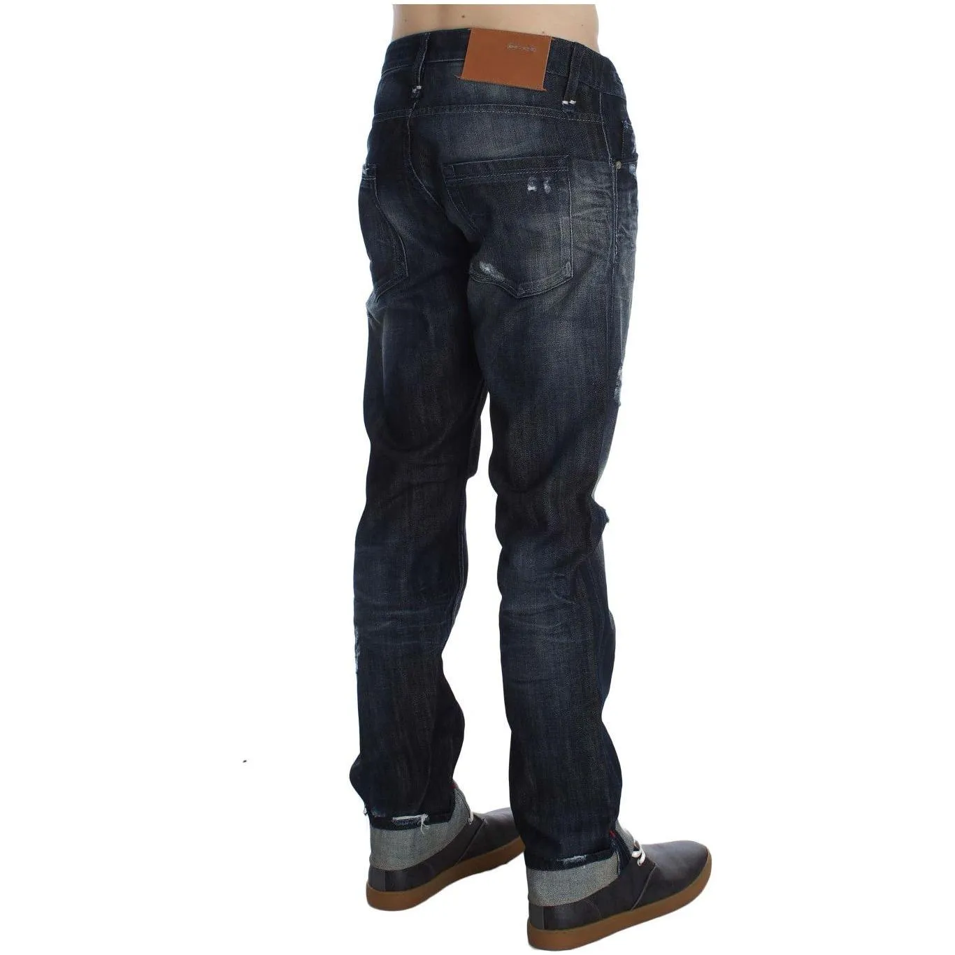 Acht Elegant Regular Straight Fit Blue Jeans