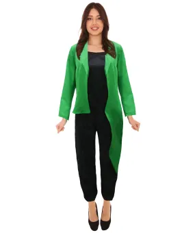 Adult Women's St. Patrick Day Fashion Costume | Green Cosplay Costume