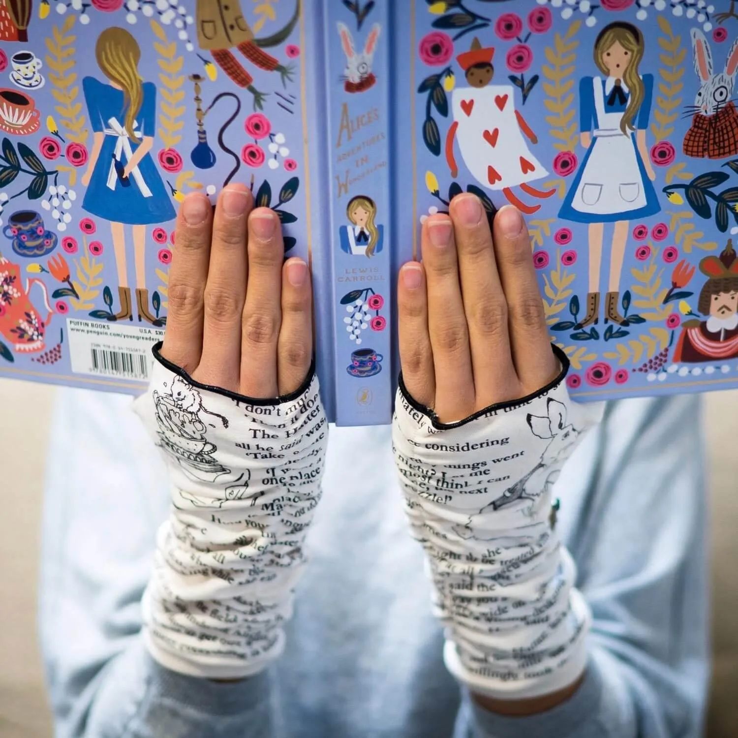 Alice in Wonderland Writing Gloves