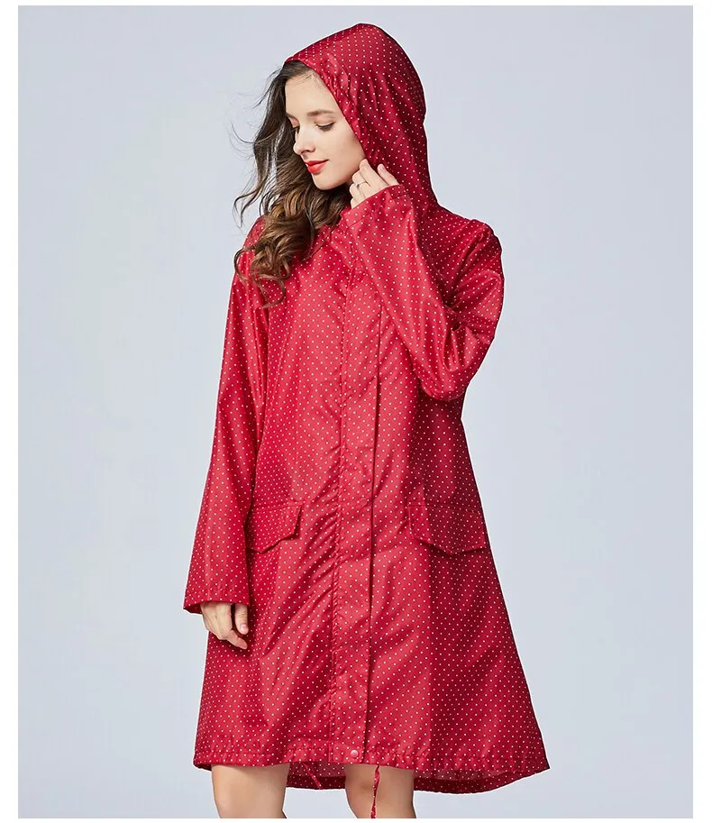 Années 60 Parka Imperméable Rétro Coupe-Vent