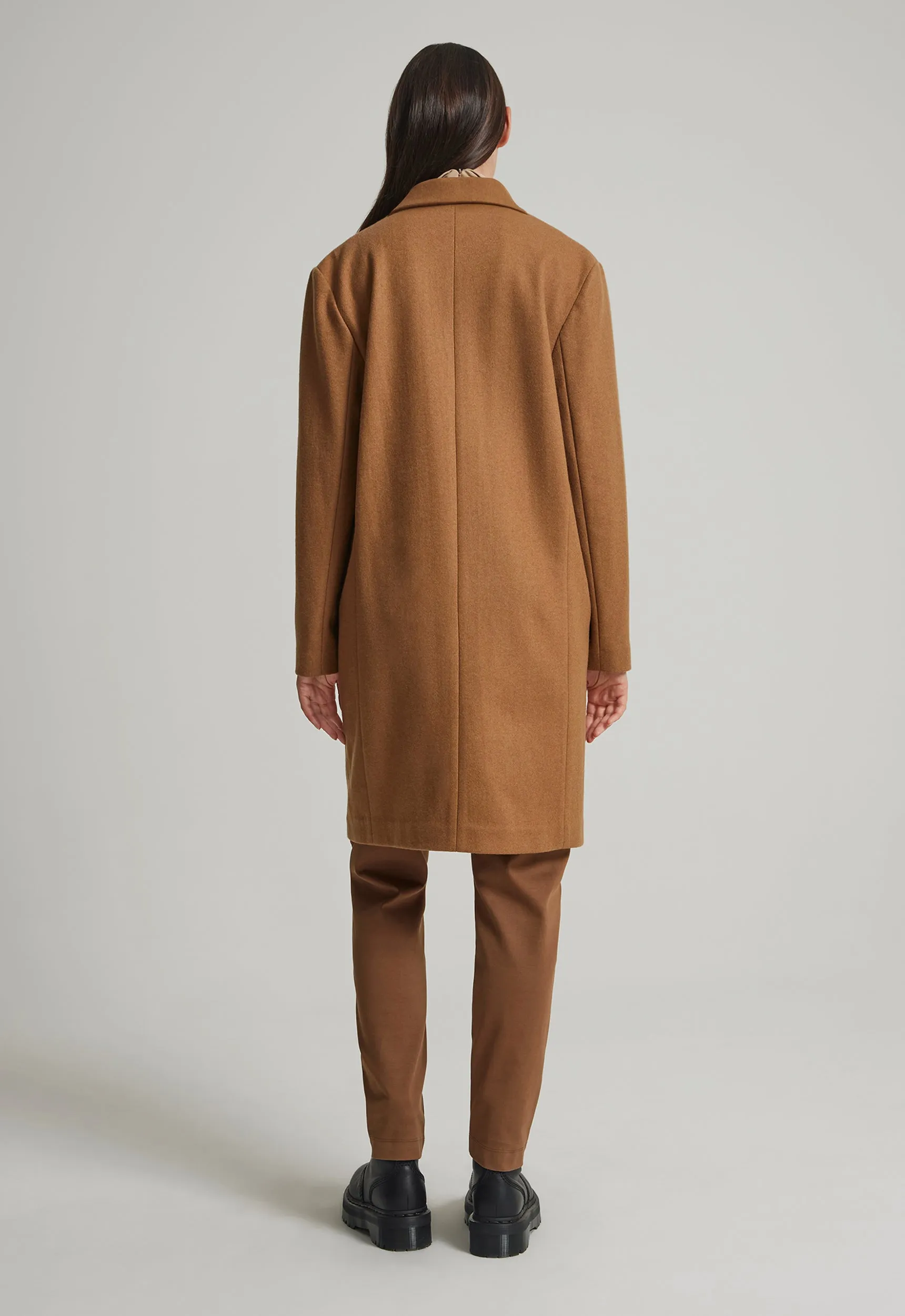 Aspects Merino Wool Coat in Bergamont