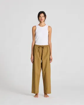 Astrid Pant Poplin - Dried Tobacco