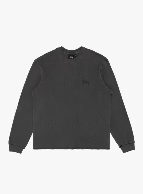 Basic Stock LS Thermal Washed Black