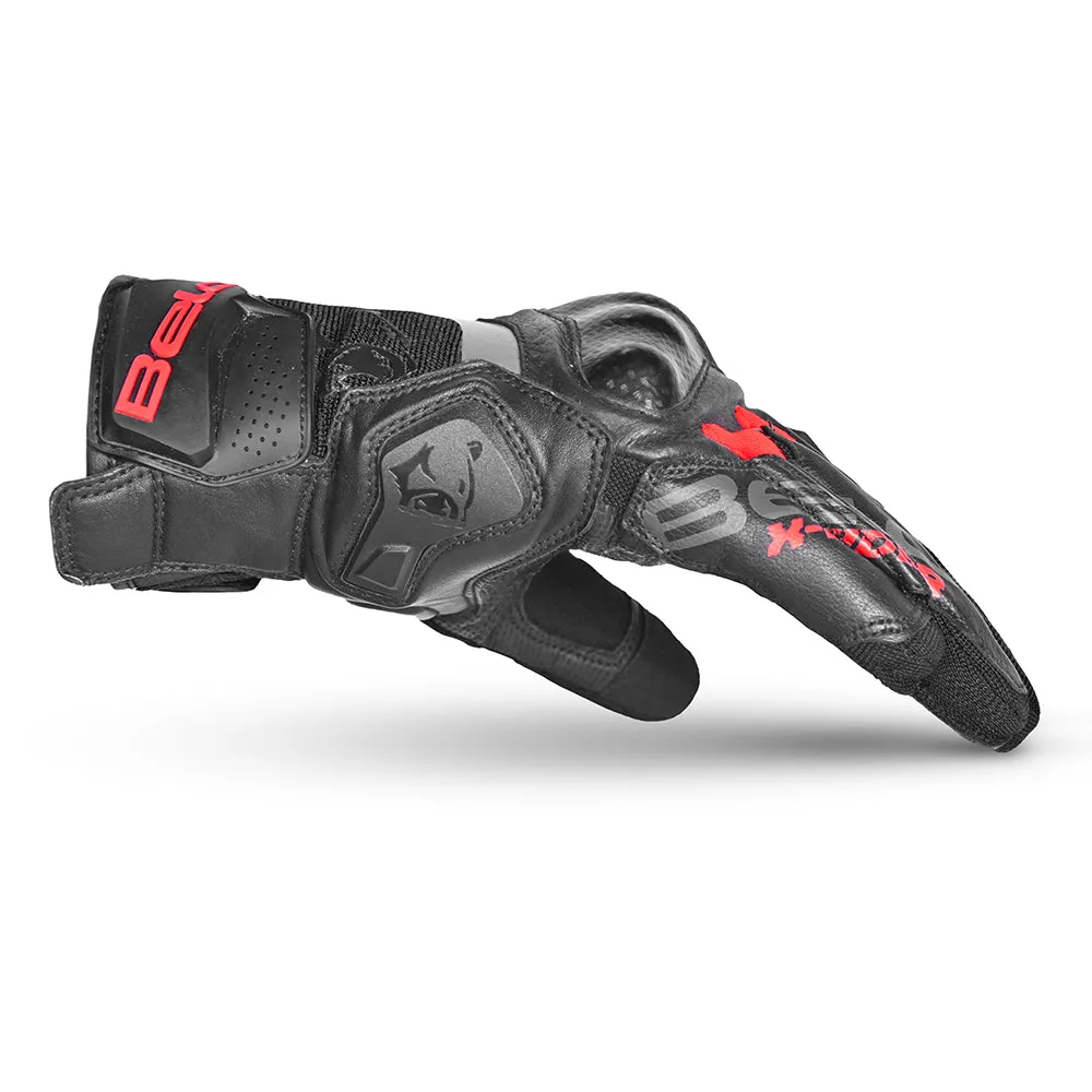 BELA - Daring  Racing Motorbike  Gloves - Black Red