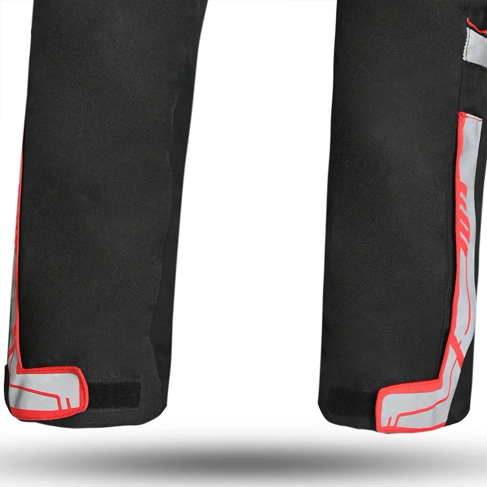 BELA Tour To Snow Motorcycle Textile Pant - Black Ice Red