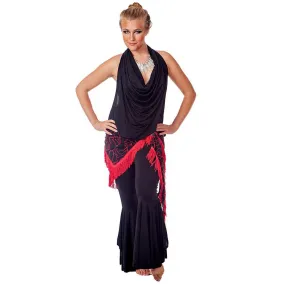 Belly Dance Lycra Top, Pants, & Hip Scarf Costume Set | VEBA RAQS