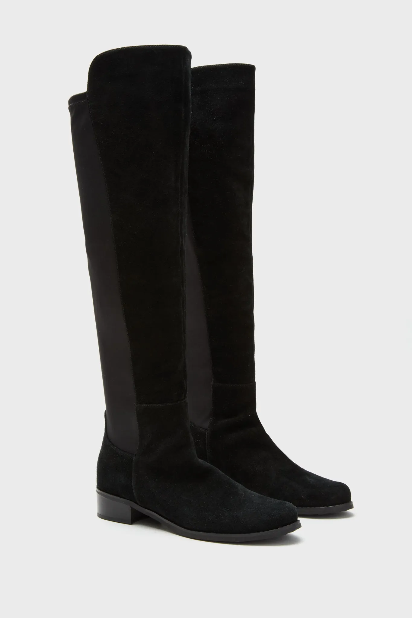 Black Suede Waterproof Velma Boots