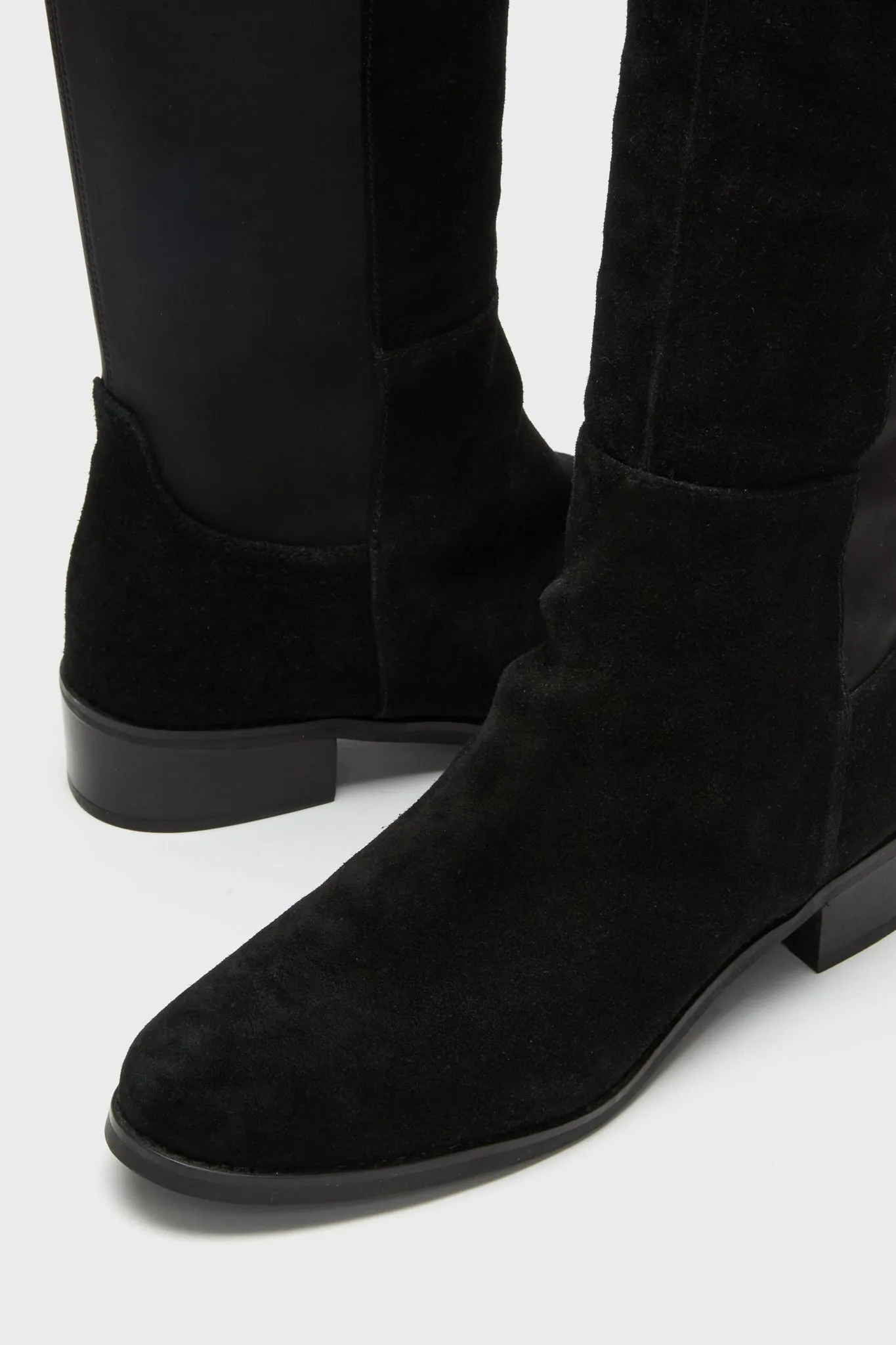 Black Suede Waterproof Velma Boots