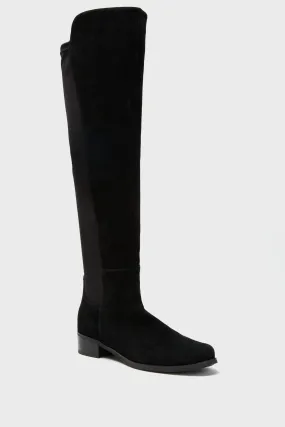 Black Suede Waterproof Velma Boots