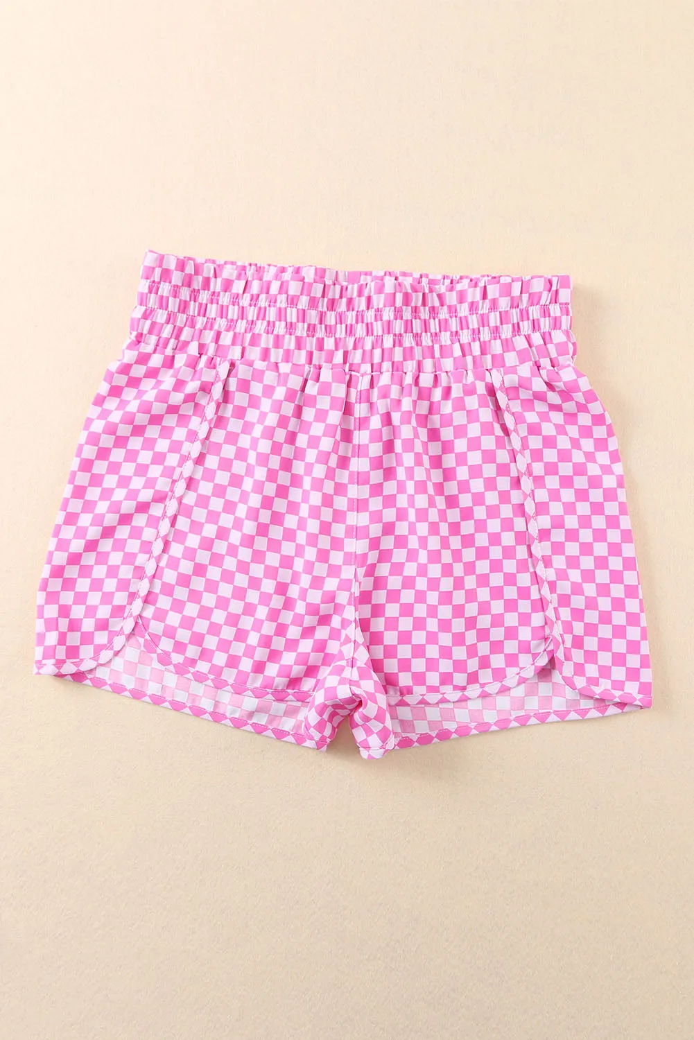 Blush Feline Elastic Waist Shorts - Culture Heaven Special