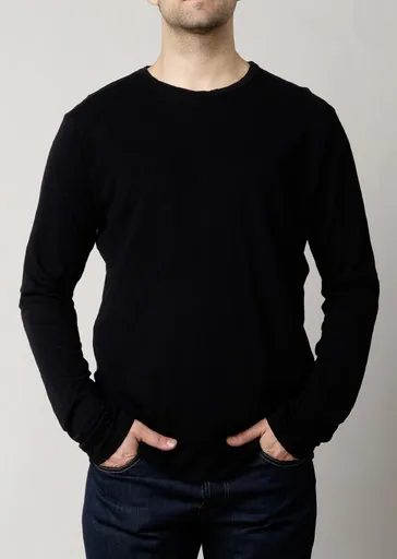 Brooklyn Denim Co. Hemp/Organic Cotton Long Sleeve Crew