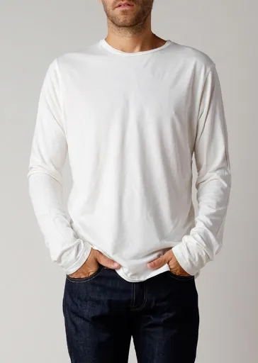 Brooklyn Denim Co. Hemp/Organic Cotton Long Sleeve Crew