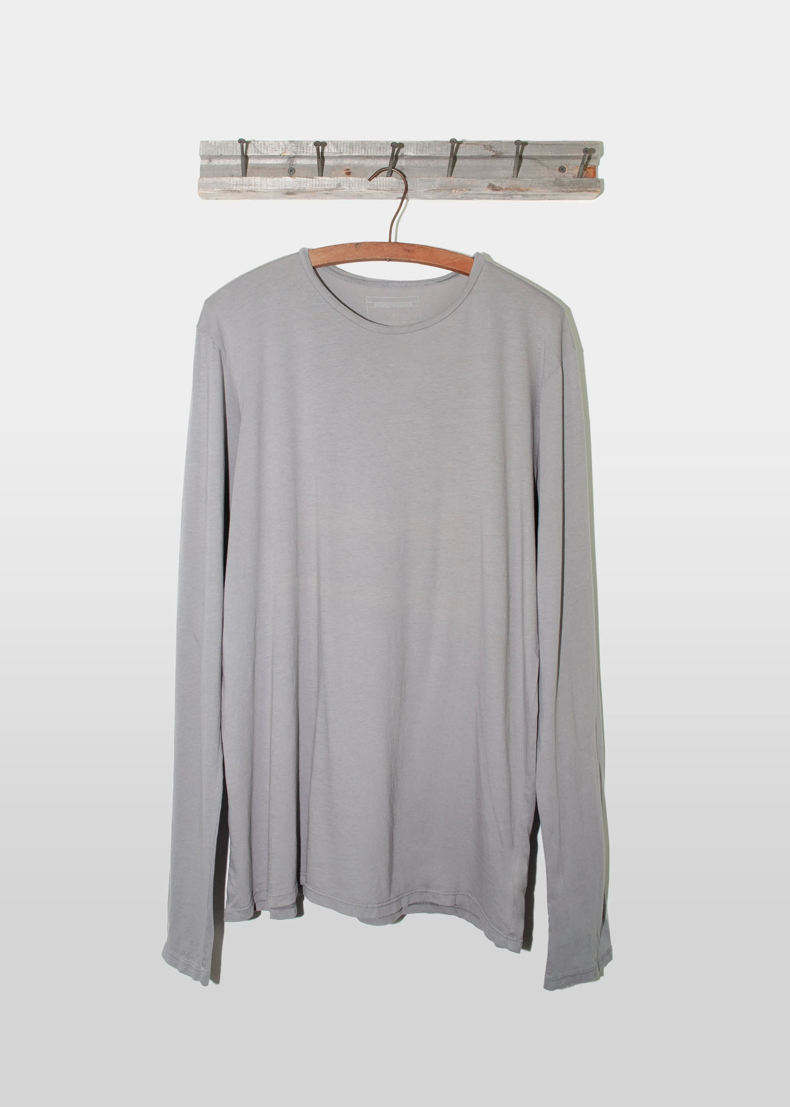 Brooklyn Denim Co. Hemp/Organic Cotton Long Sleeve Crew