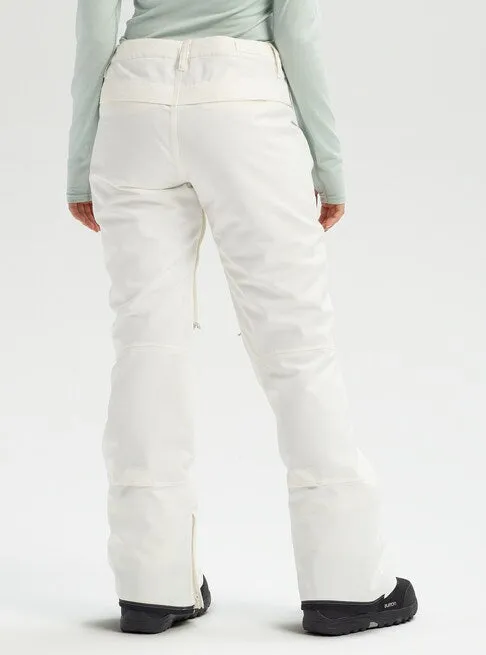 Burton 2022 Womens Society Tall Pant-White-S