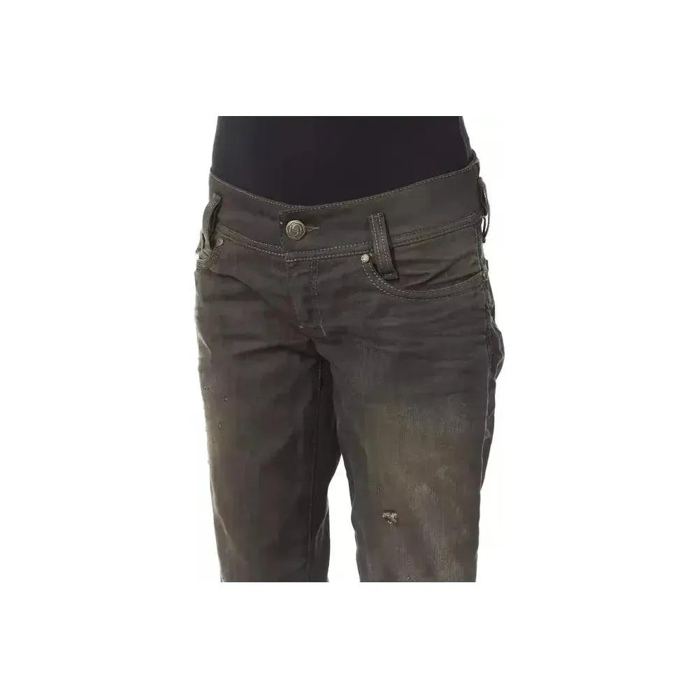 BYBLOS Black Cotton Women Jeans