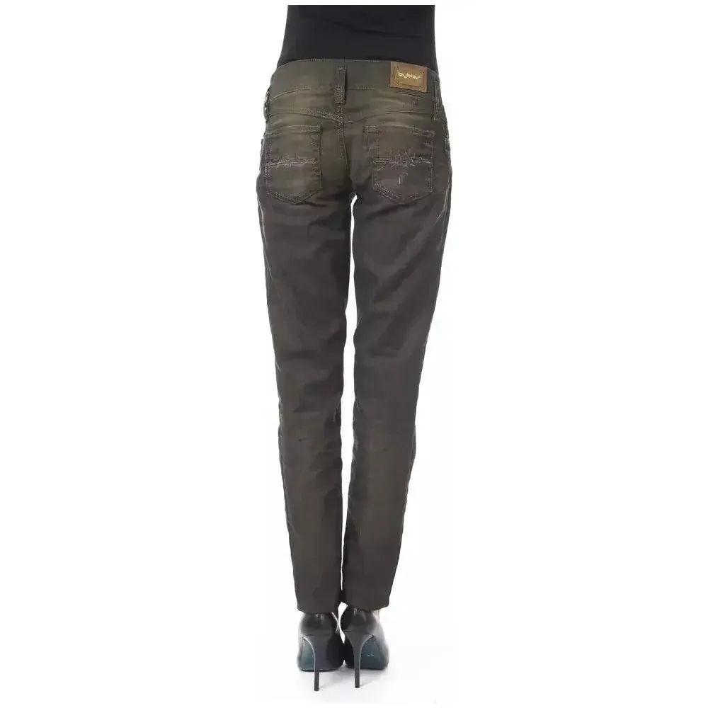 BYBLOS Black Cotton Women Jeans