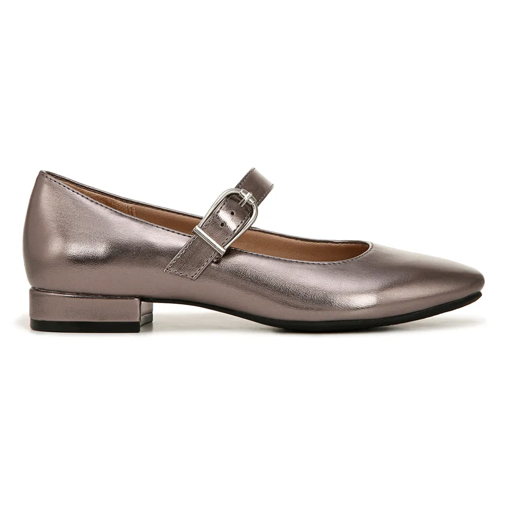 Cameo Metallic Mary Jane Flats