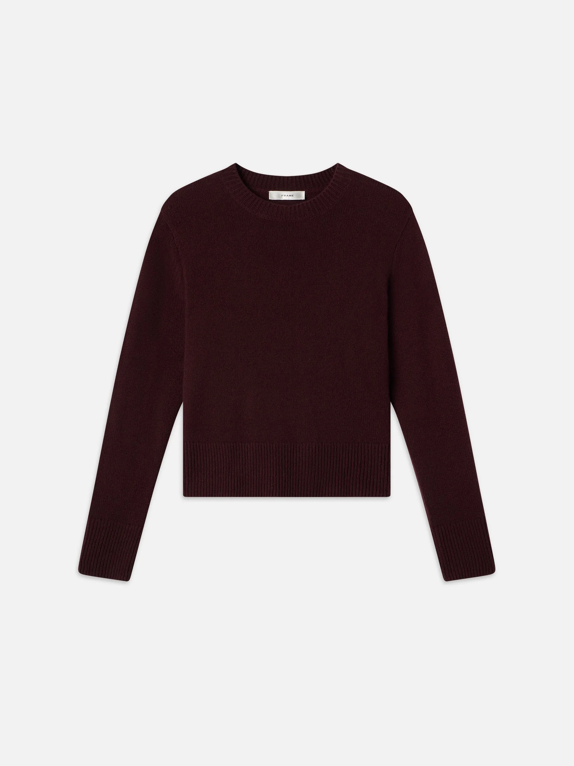 Cashmere Clean Crew -- Deep Burgundy