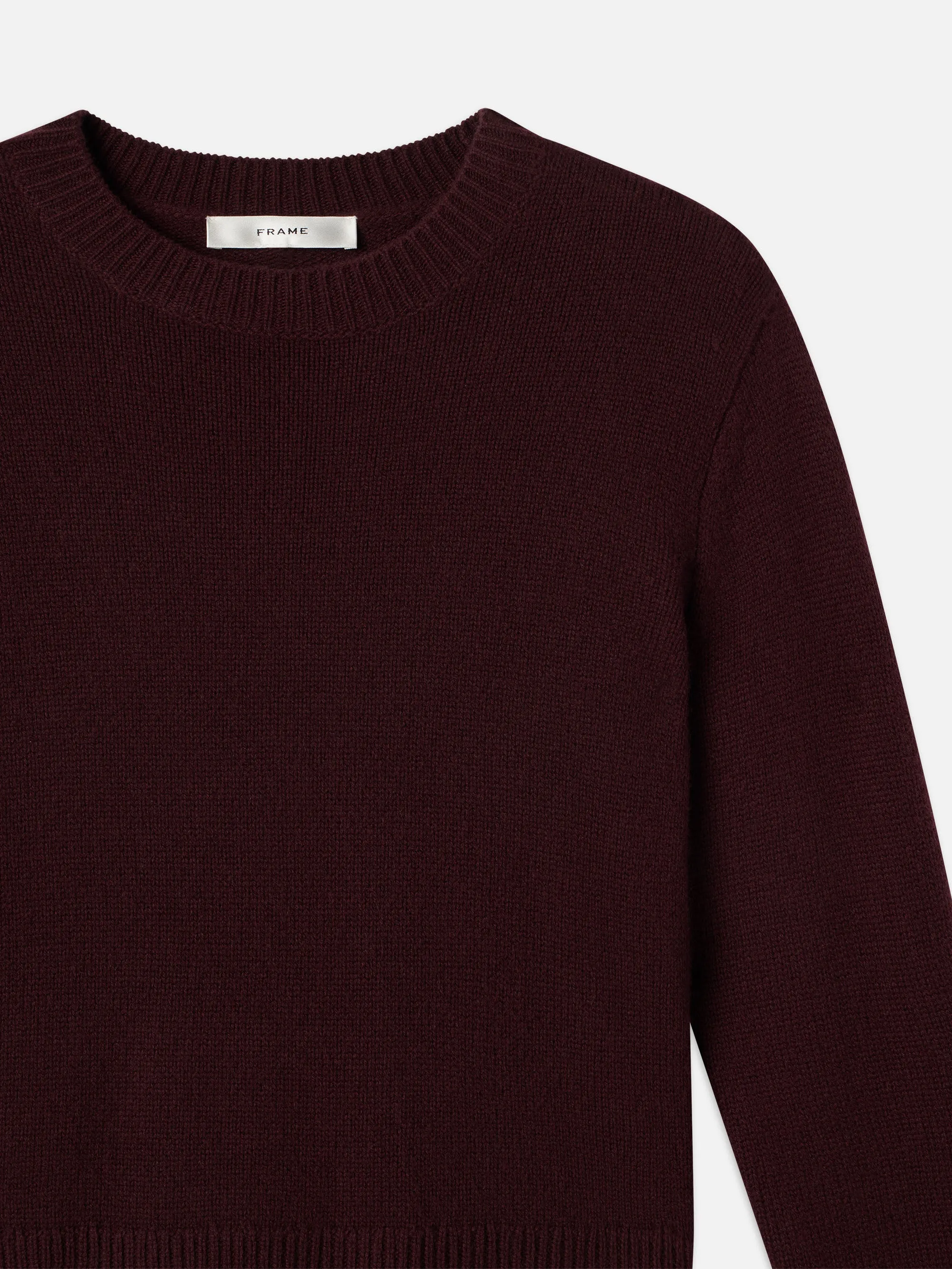 Cashmere Clean Crew -- Deep Burgundy