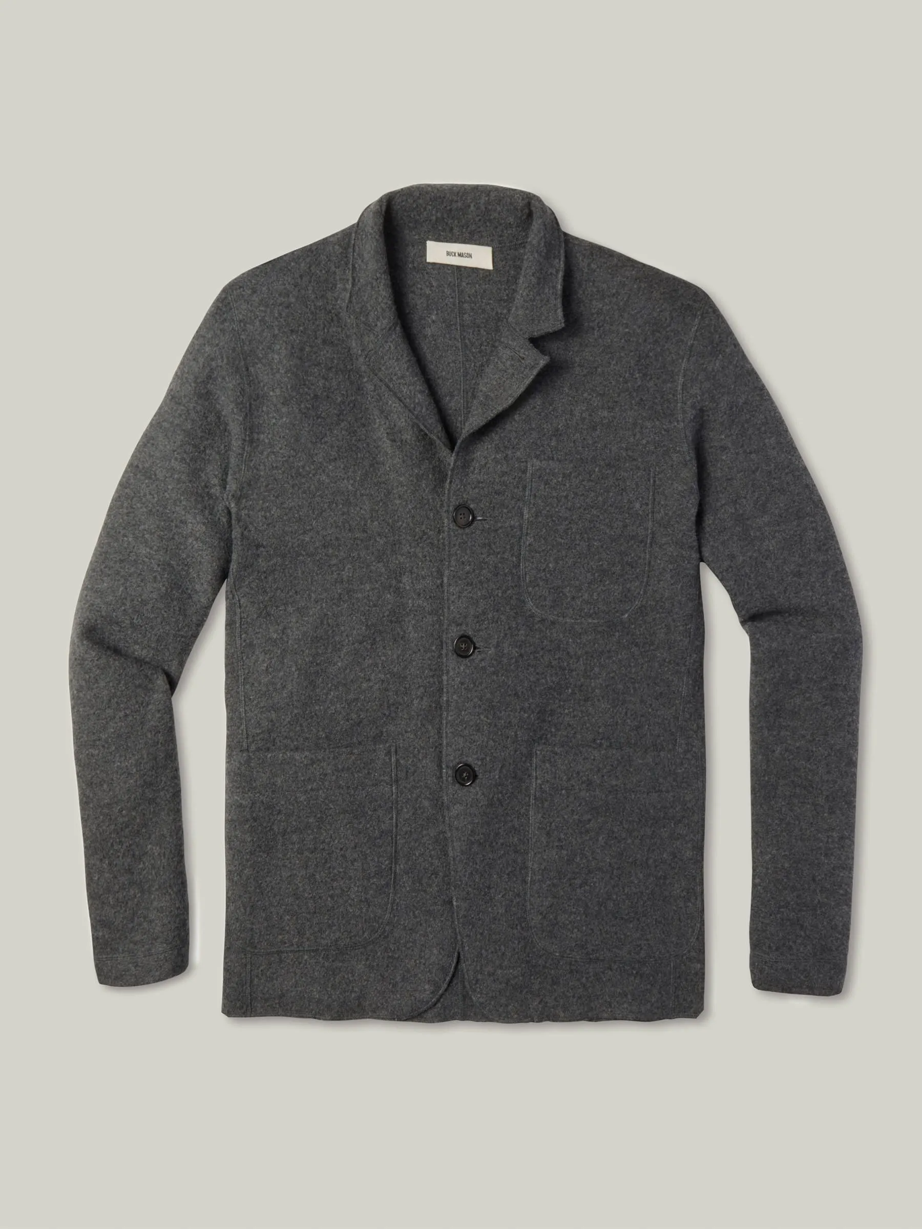 Charcoal Felted Chore Coat