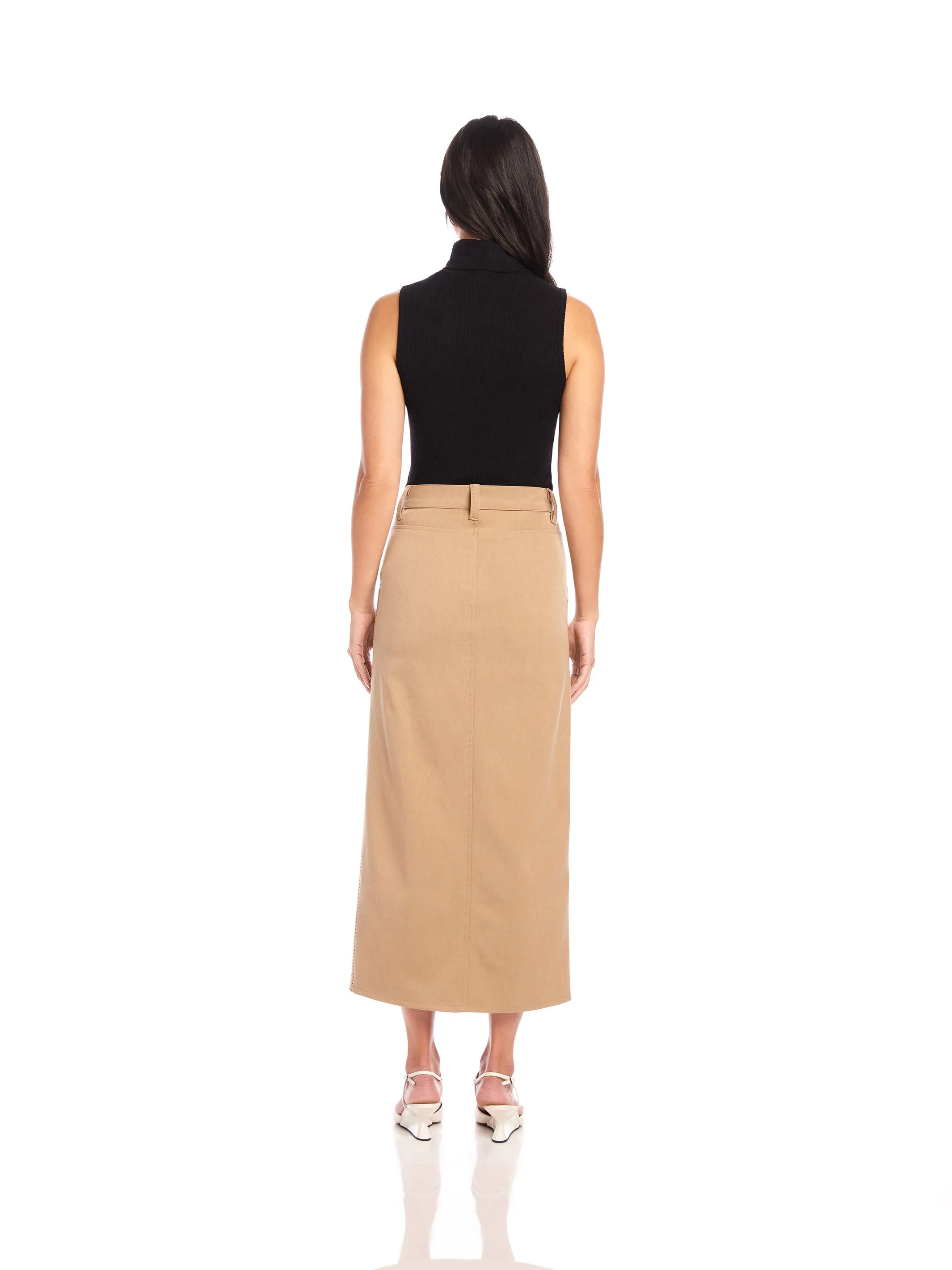 Claire Saddle Stitch Skirt