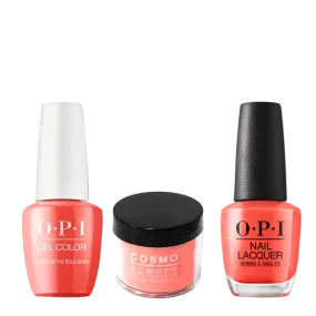 Cosmo 3in1 Dipping Powder   Gel Polish   Nail Lacquer (Matching OPI), 2oz, CF81