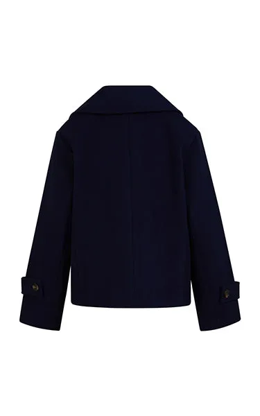 Coster Copenhagen CC Heart Navy Short Coat