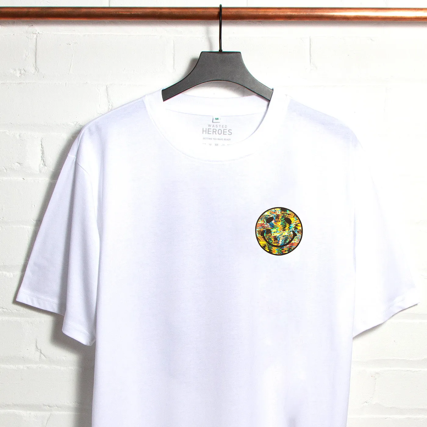 Crest Smiley Colour Blast - Tshirt - White