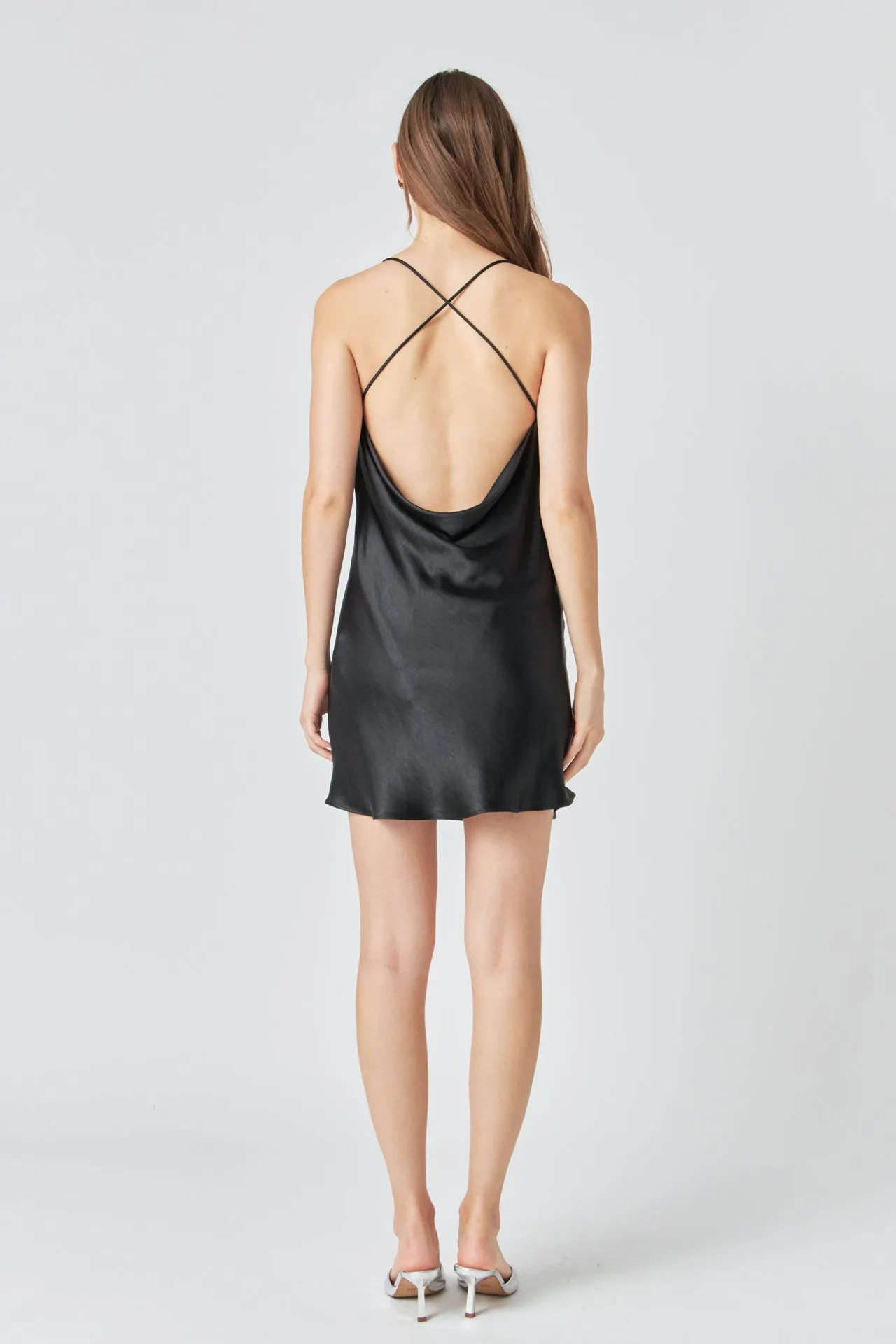 Criss Cross Slip Dress