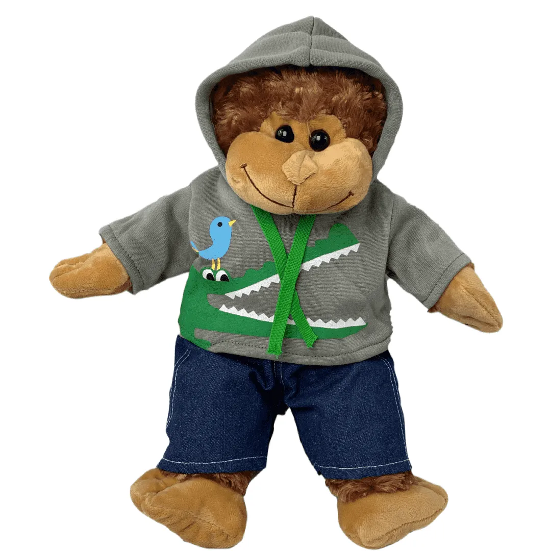 Crocodile Hoodie w/Pants Monkey Gift Set