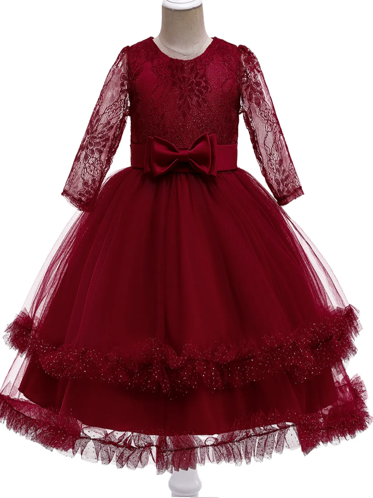 Darling Lace Ruched Princess Dress