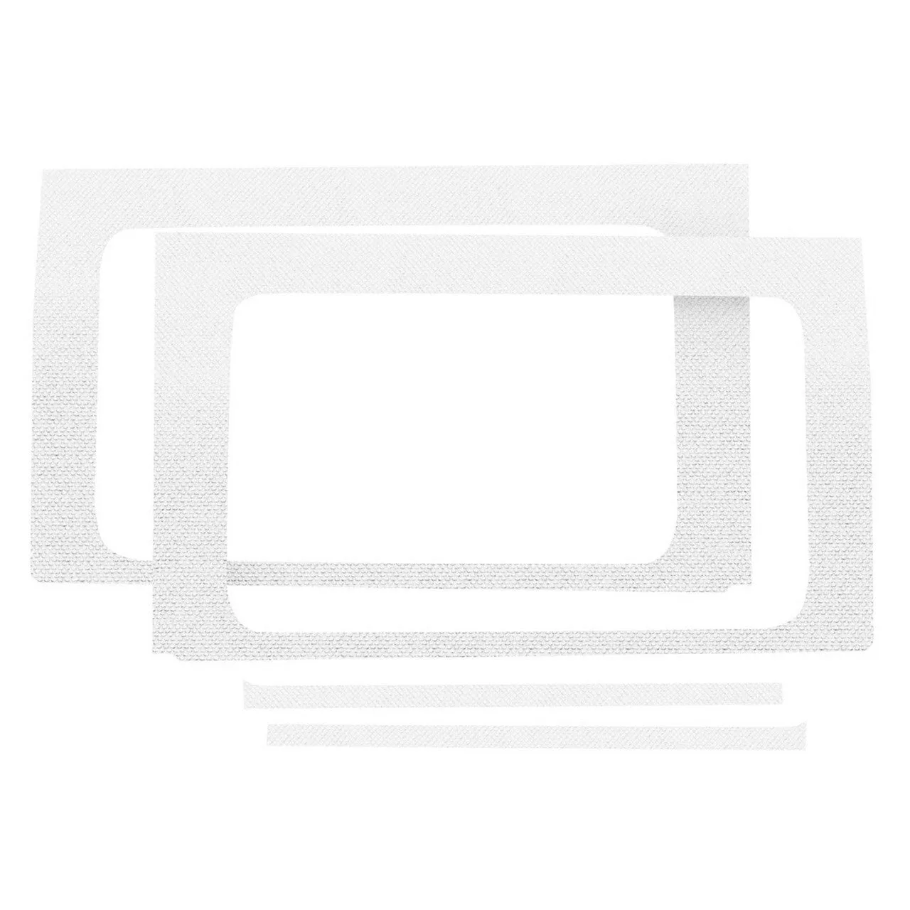 DEI 50175 White Original Finish Rear Side Window Only for JEEP Wrangler JL 4-Door