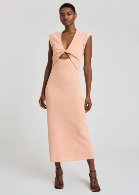 Derek Lam 10 Crosby - Barbara Twist Dress in Peach