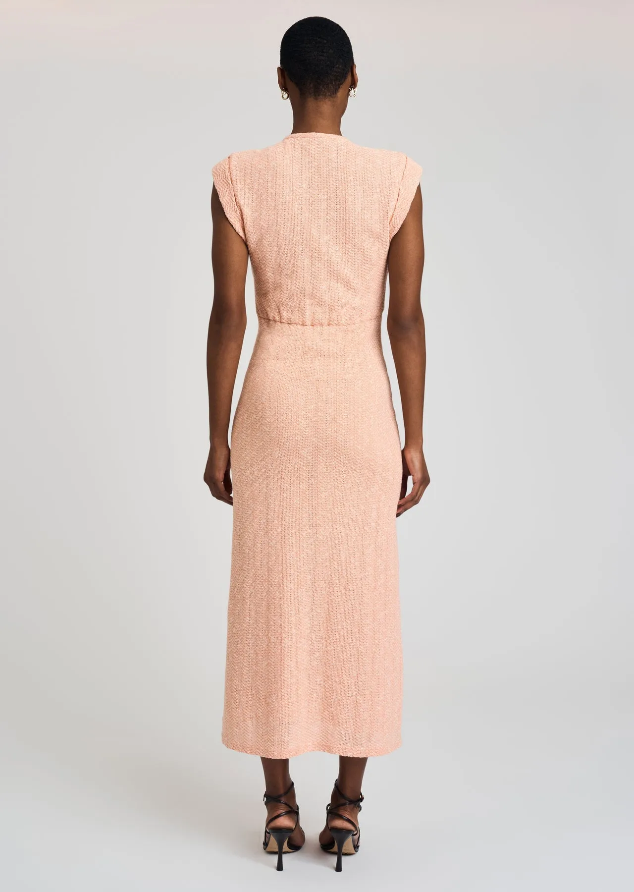 Derek Lam 10 Crosby - Barbara Twist Dress in Peach