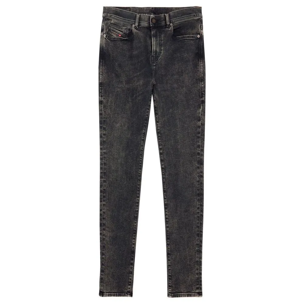 Diesel Black Cotton Jeans & Pant