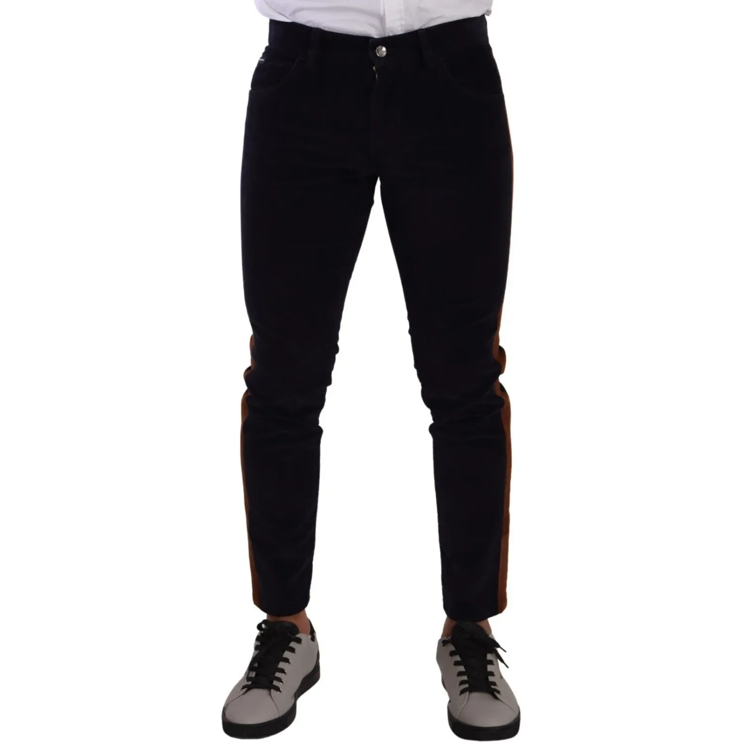 Dolce & Gabbana Elegant Slim Fit Denim for the Modern Man