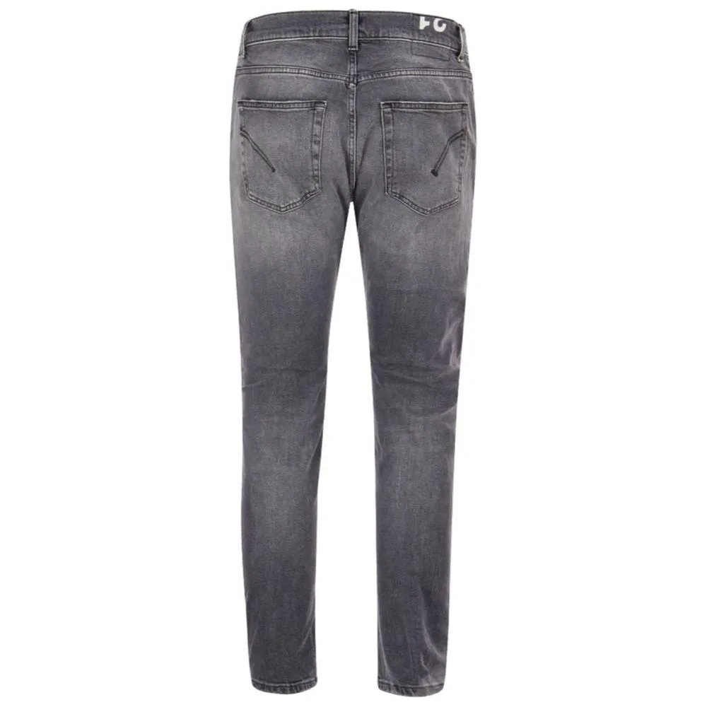 Dondup Chic Grey Dian Jeans with Distressed Detailing