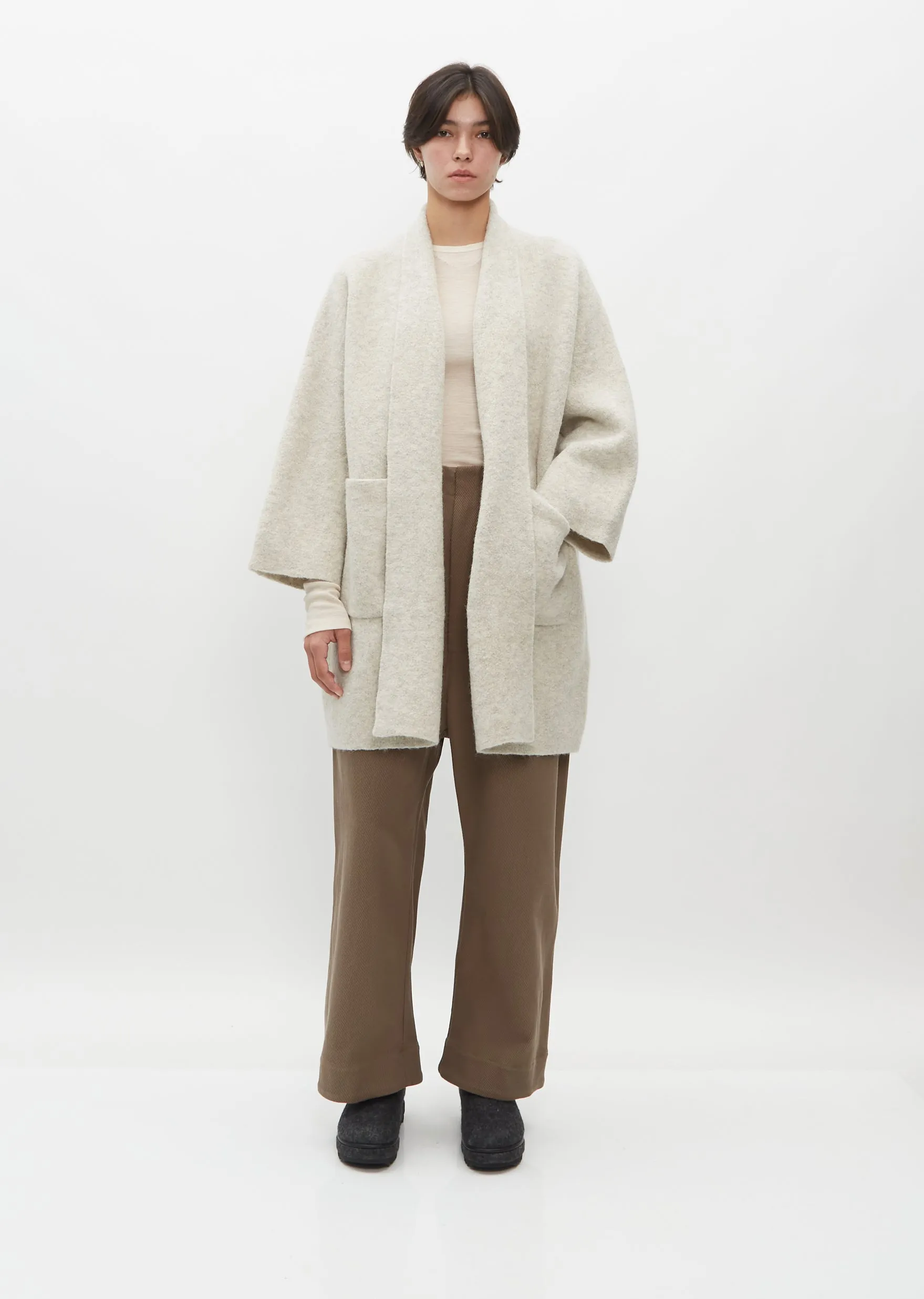 Double Face Alpaca and Wool Coat