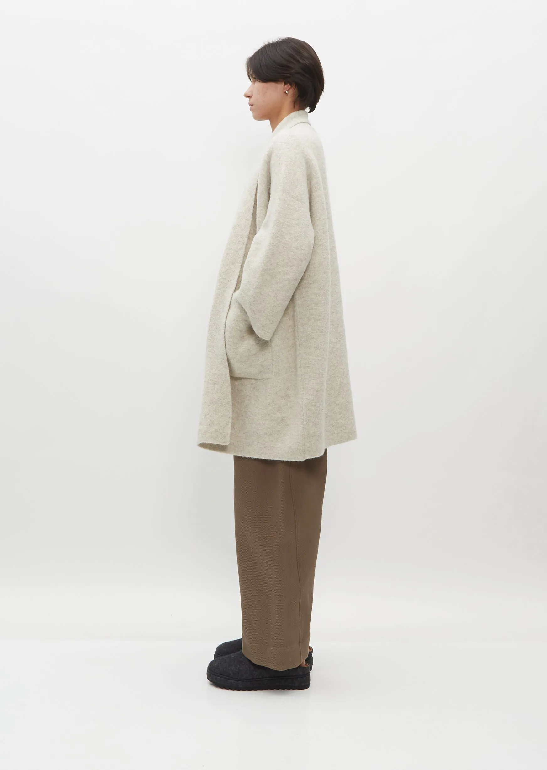 Double Face Alpaca and Wool Coat