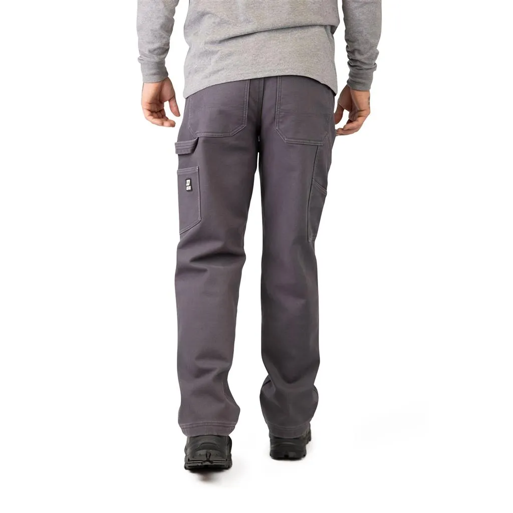 DuraDrive Carpenter's Duck Canvas Fleece Lined Thermal Work Pants