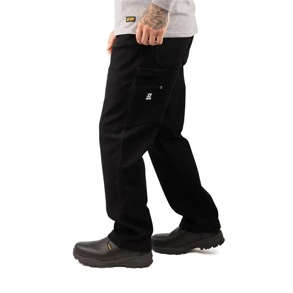 DuraDrive Carpenter's Duck Canvas Fleece Lined Thermal Work Pants