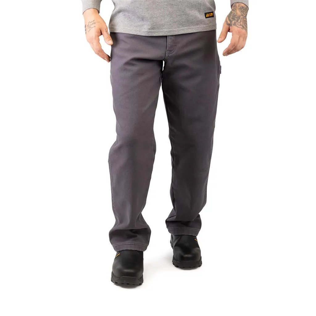 DuraDrive Carpenter's Duck Canvas Fleece Lined Thermal Work Pants