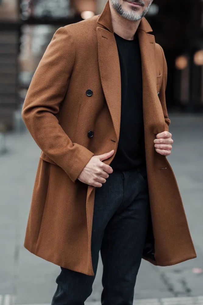 Enzo Coat - Gold Tan