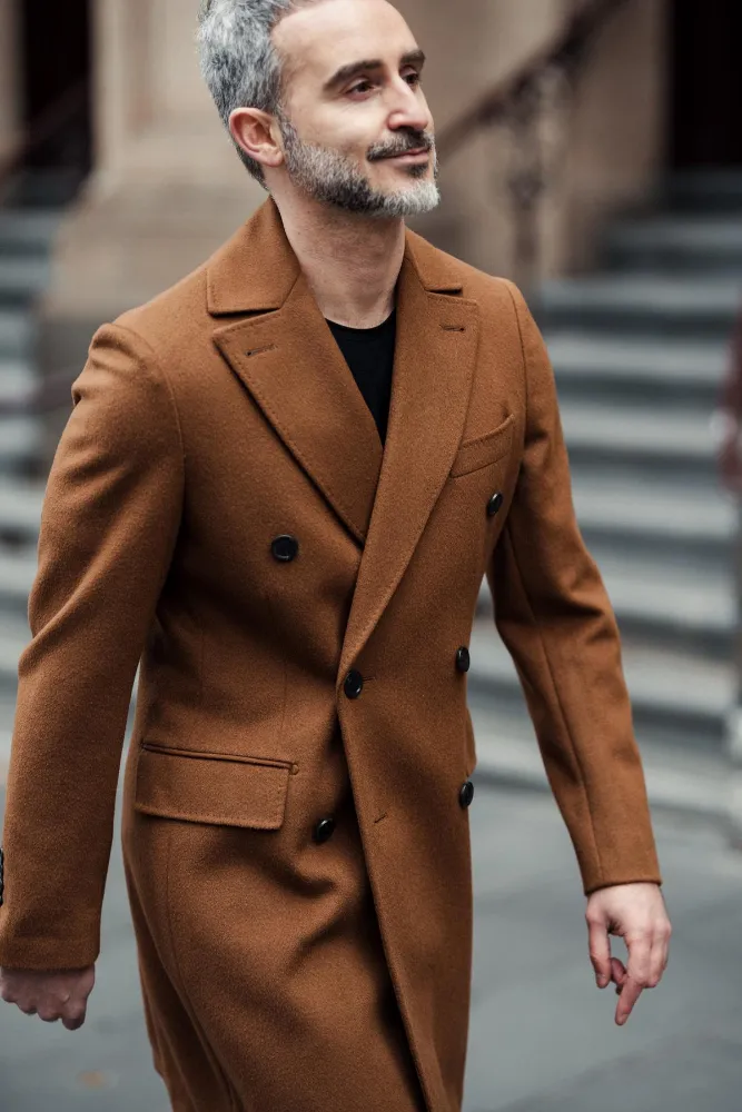 Enzo Coat - Gold Tan